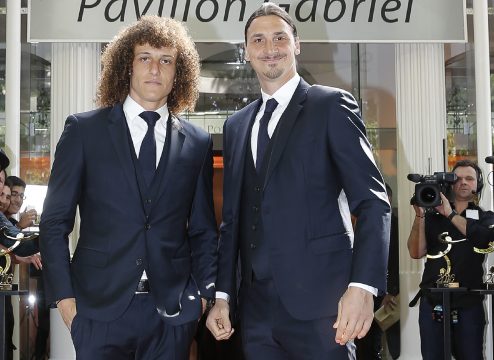 David Luiz et Zlatan Ibrahimovic ont passé la moitié de l'année sous le maillot du Paris SG...