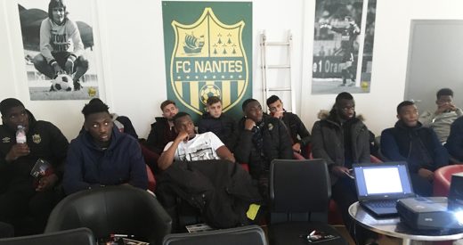 Quelques jeunes pros et stagiaires du FC Nantes...