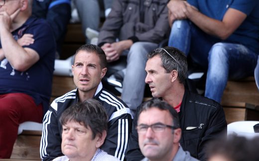 Grégory Vignal et Serge Romano ont assisté, mardi, au succès de l'UNFP FC sur Amiens (1-0).