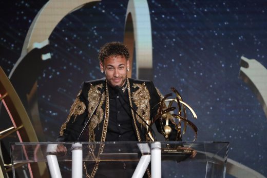 FOOT - L1 - L2 - 2018 neymar jr trophee du meilleur joueur de Ligue 1
